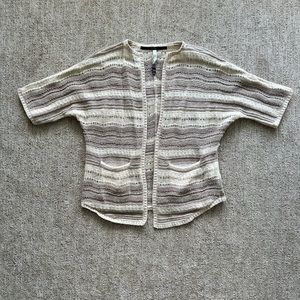 Beige Open Cardigan